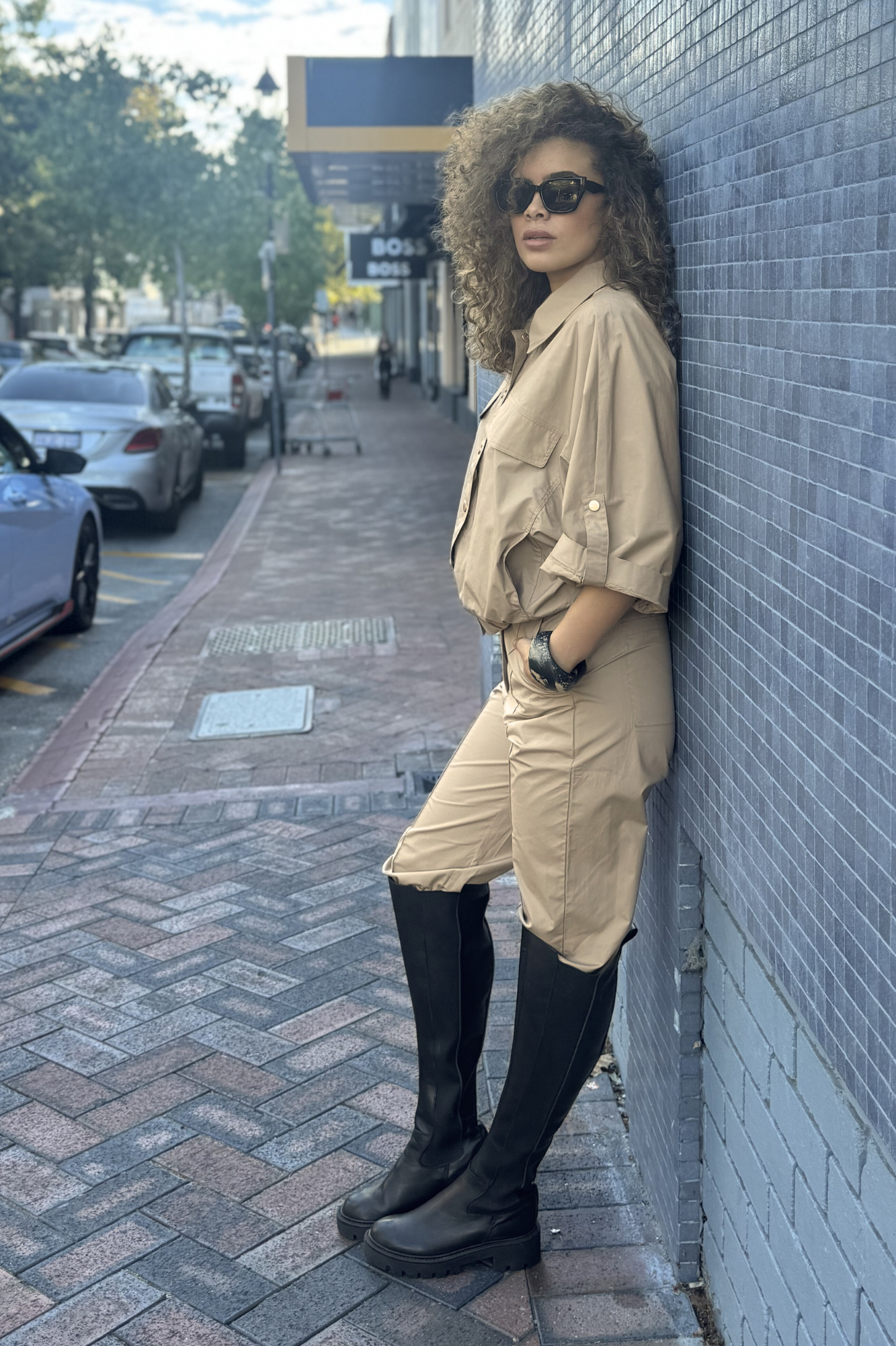 'Jerimia' Cotton Bomber Jacket