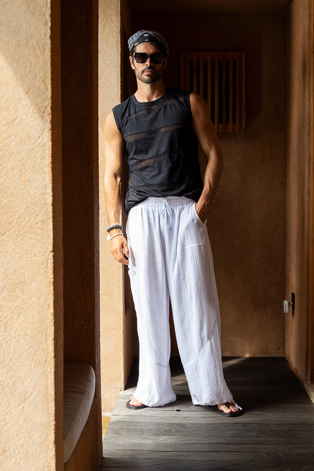 'Max' Mesh Cotton Tank