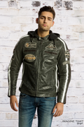 'Fifty Eight' Gents Motorcycle Leather Jacket