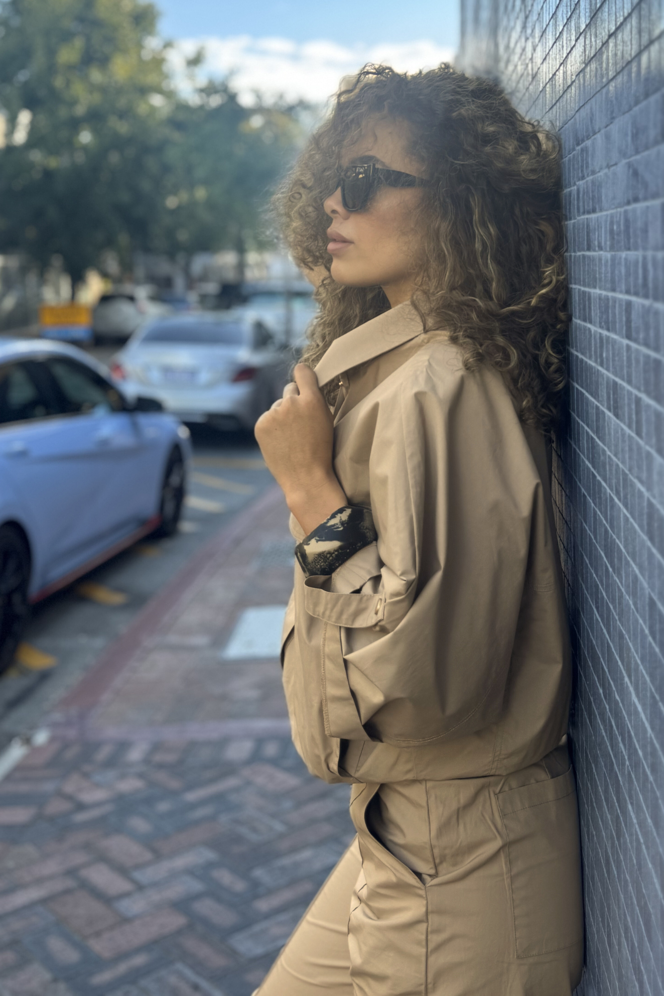 'Jerimia' Cotton Bomber Jacket