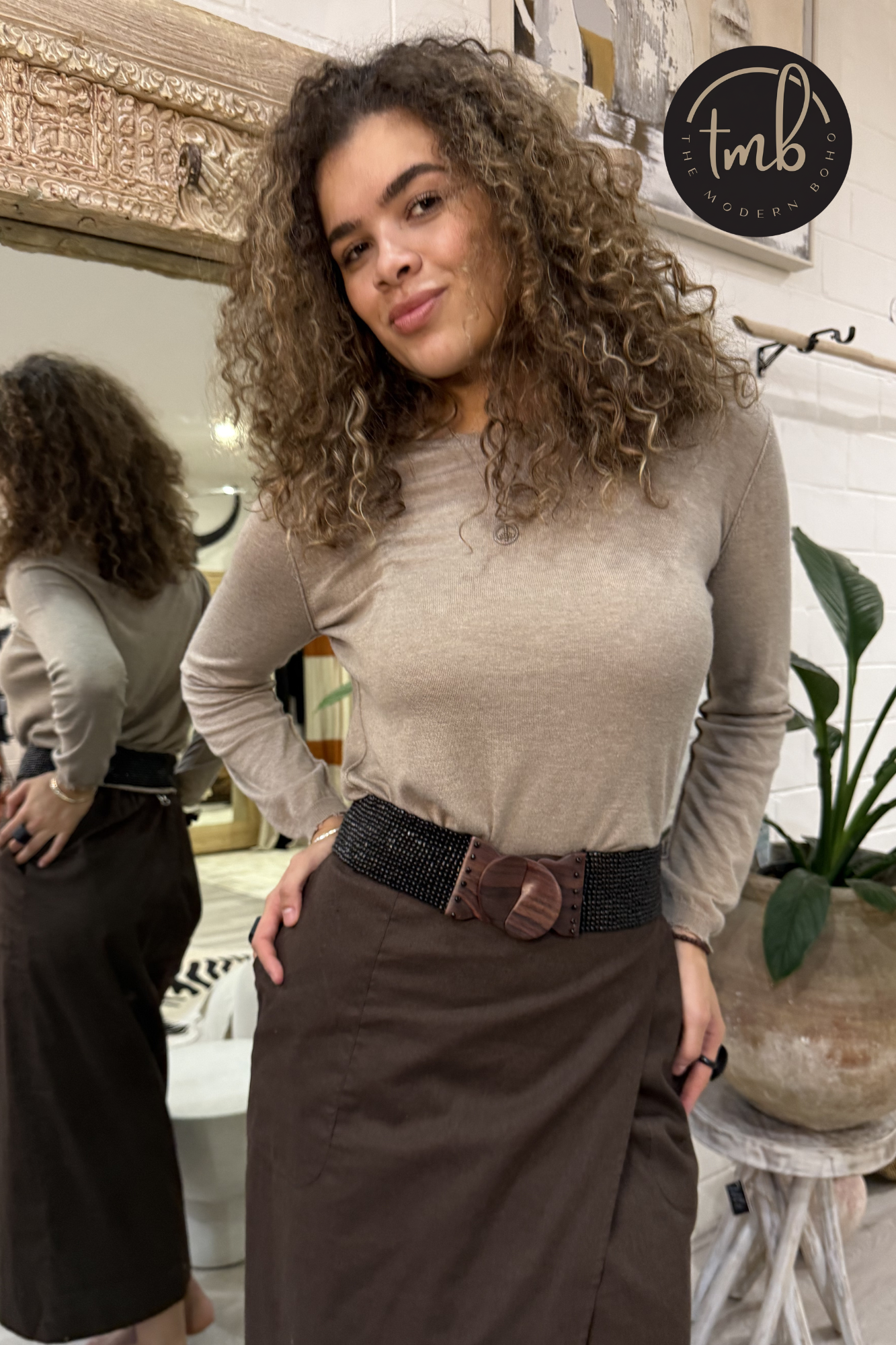 'Bridgette' Mongolian Cashmere Silk Knit - Grey, Black, Mocha, Lagoon