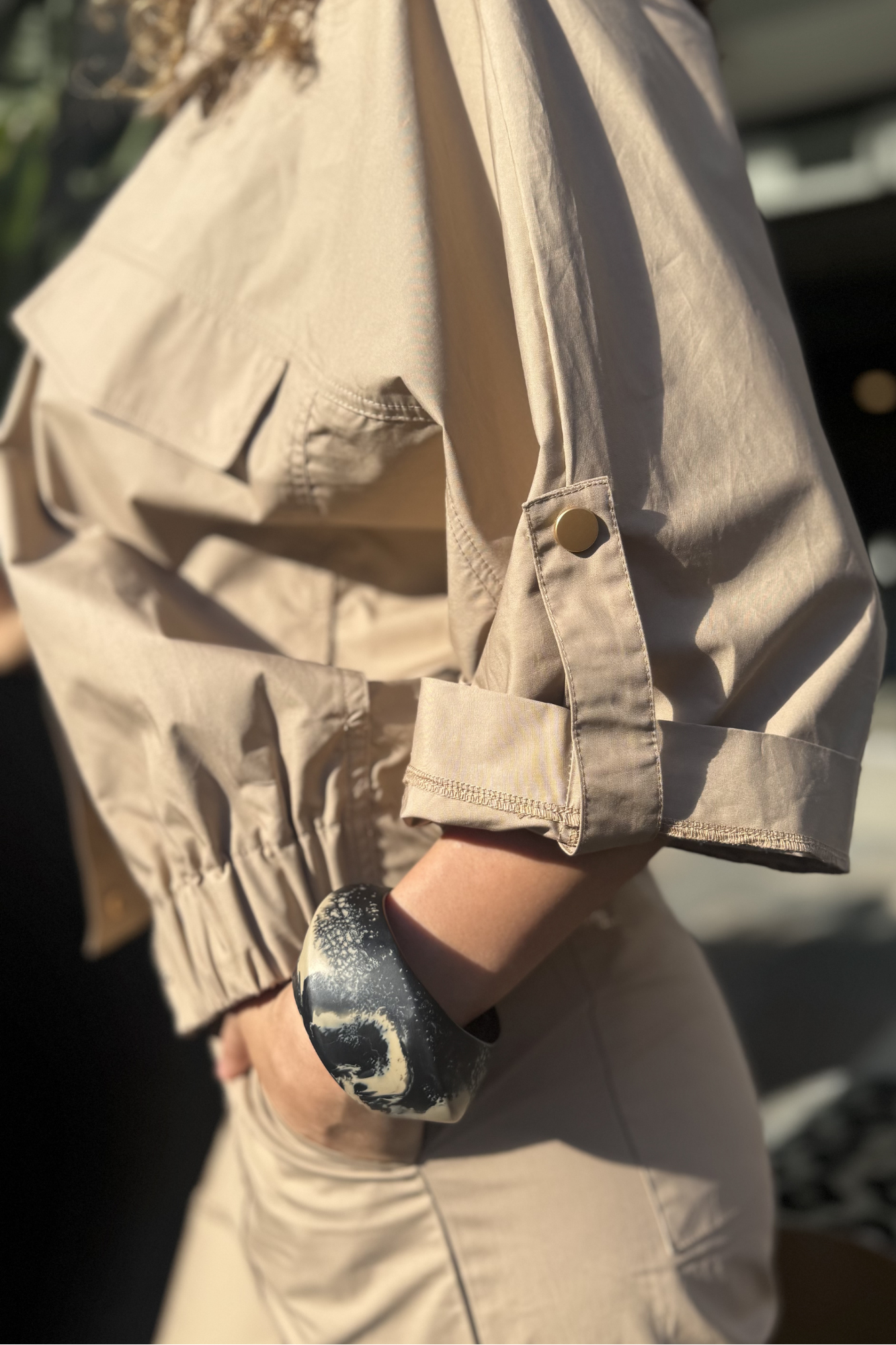 'Jerimia' Cotton Bomber Jacket