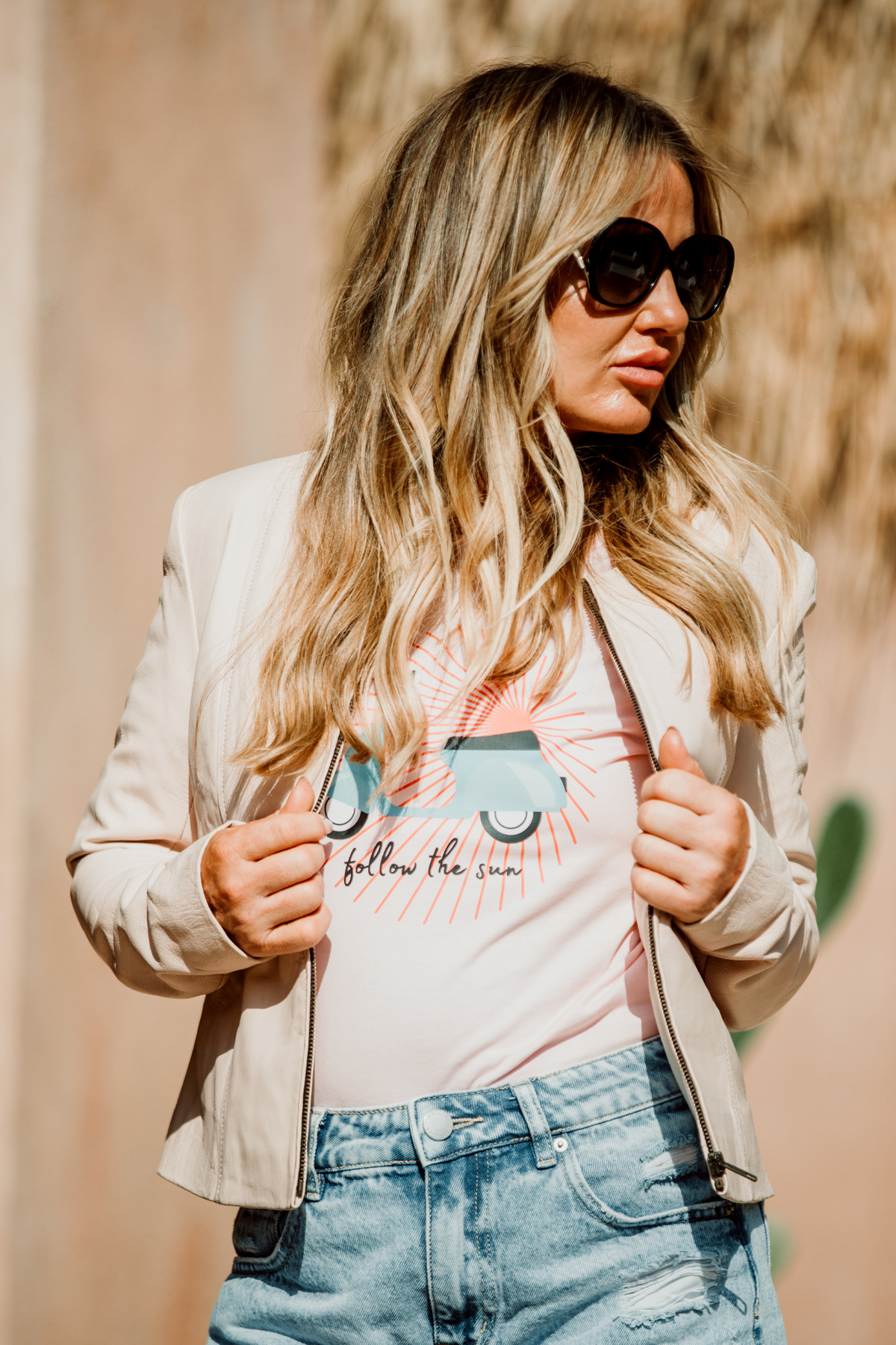 'Dee' Ladies Leather Jacket