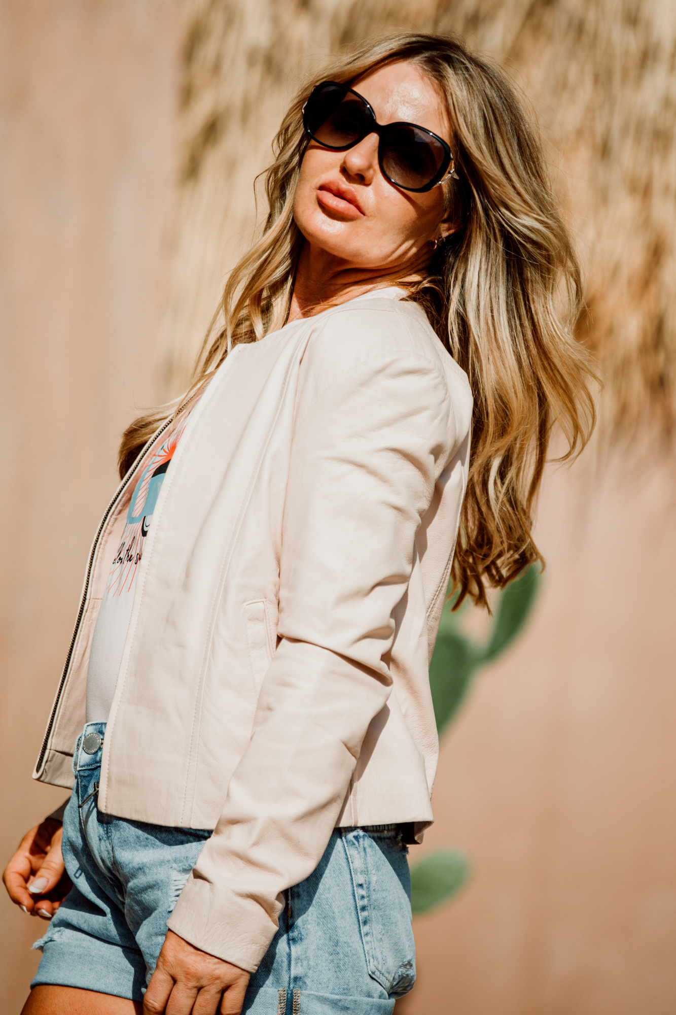 'Dee' Ladies Leather Jacket