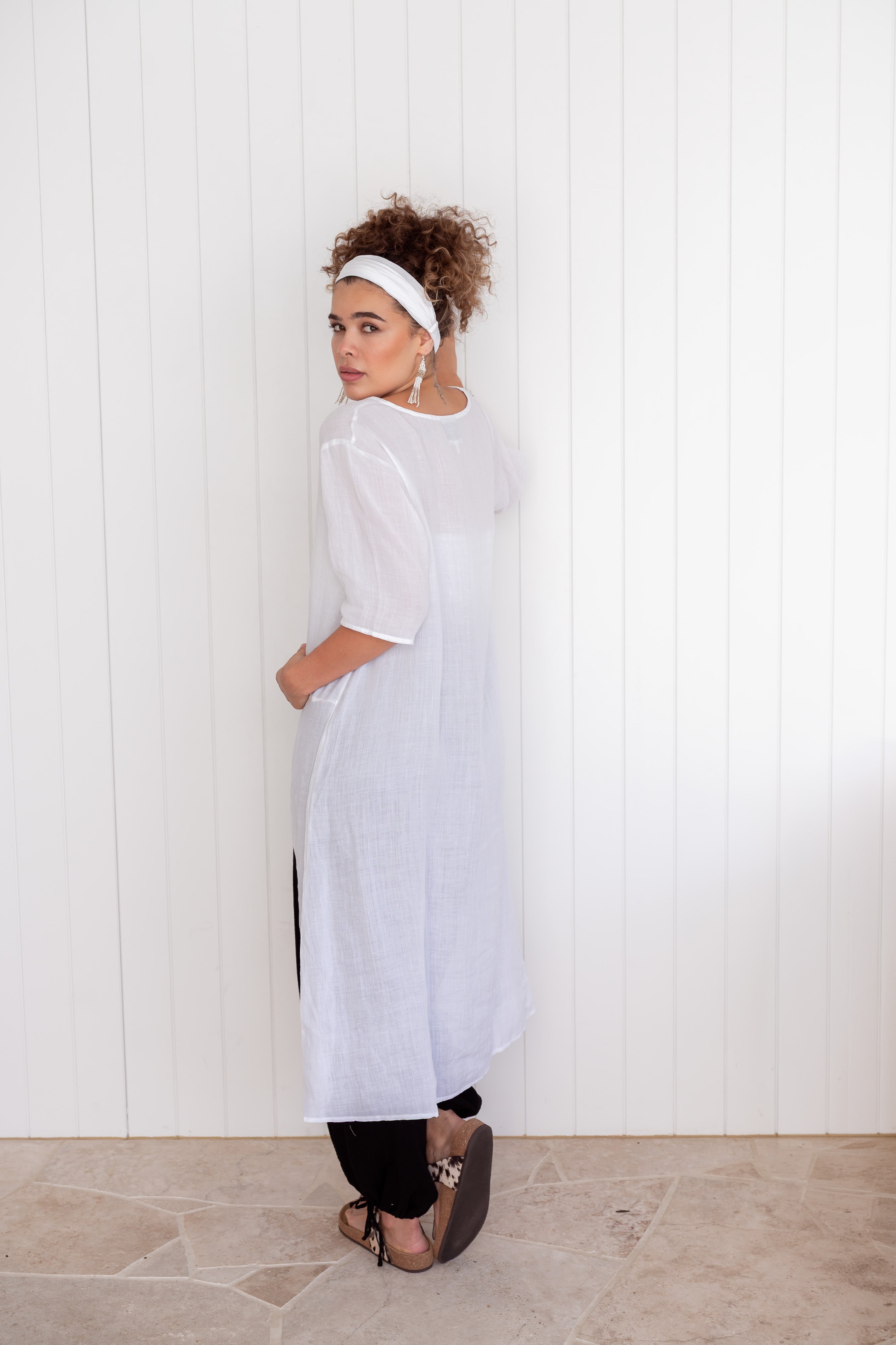 'Flo' Linen Top