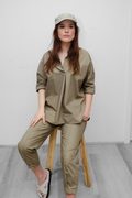 'Jemima' Cotton Set - Modern Boho Military