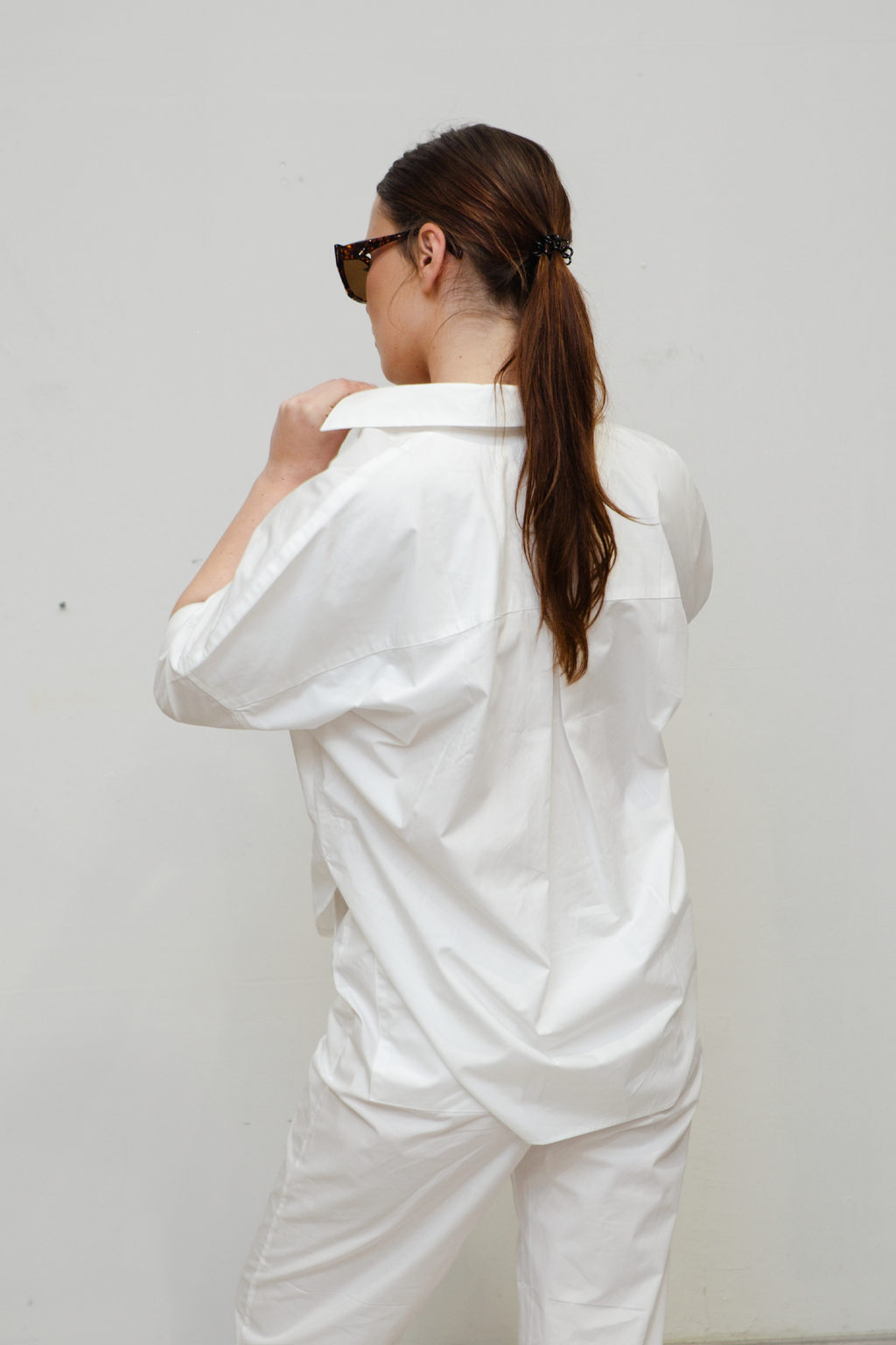 'Jerimia' Cotton Top - Utility White
