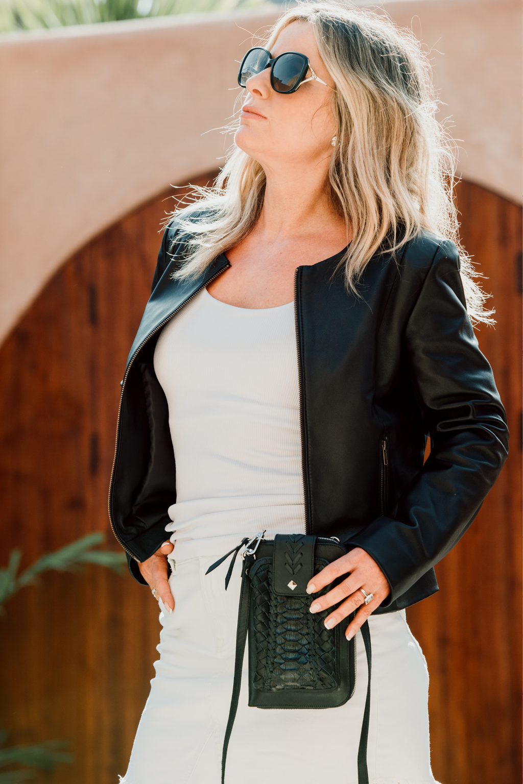 'Kendall' Ladies Classic Leather Jacket