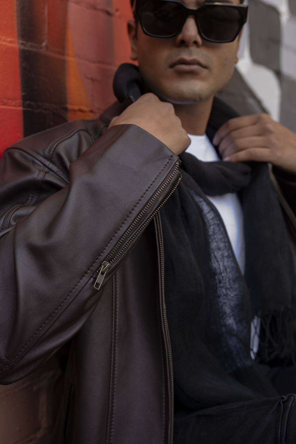 'Hunter' Gents Leather Jacket