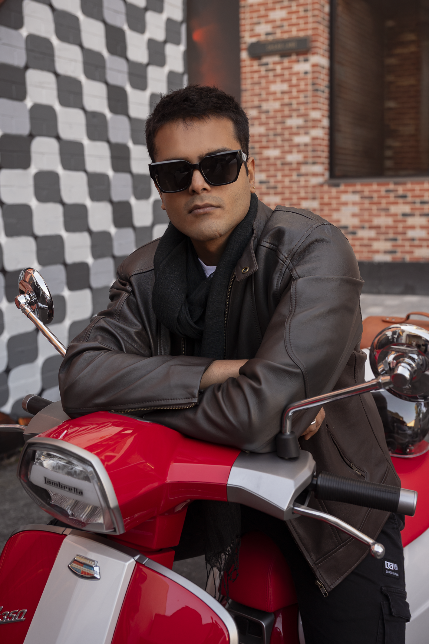 'Hunter' Gents Leather Jacket