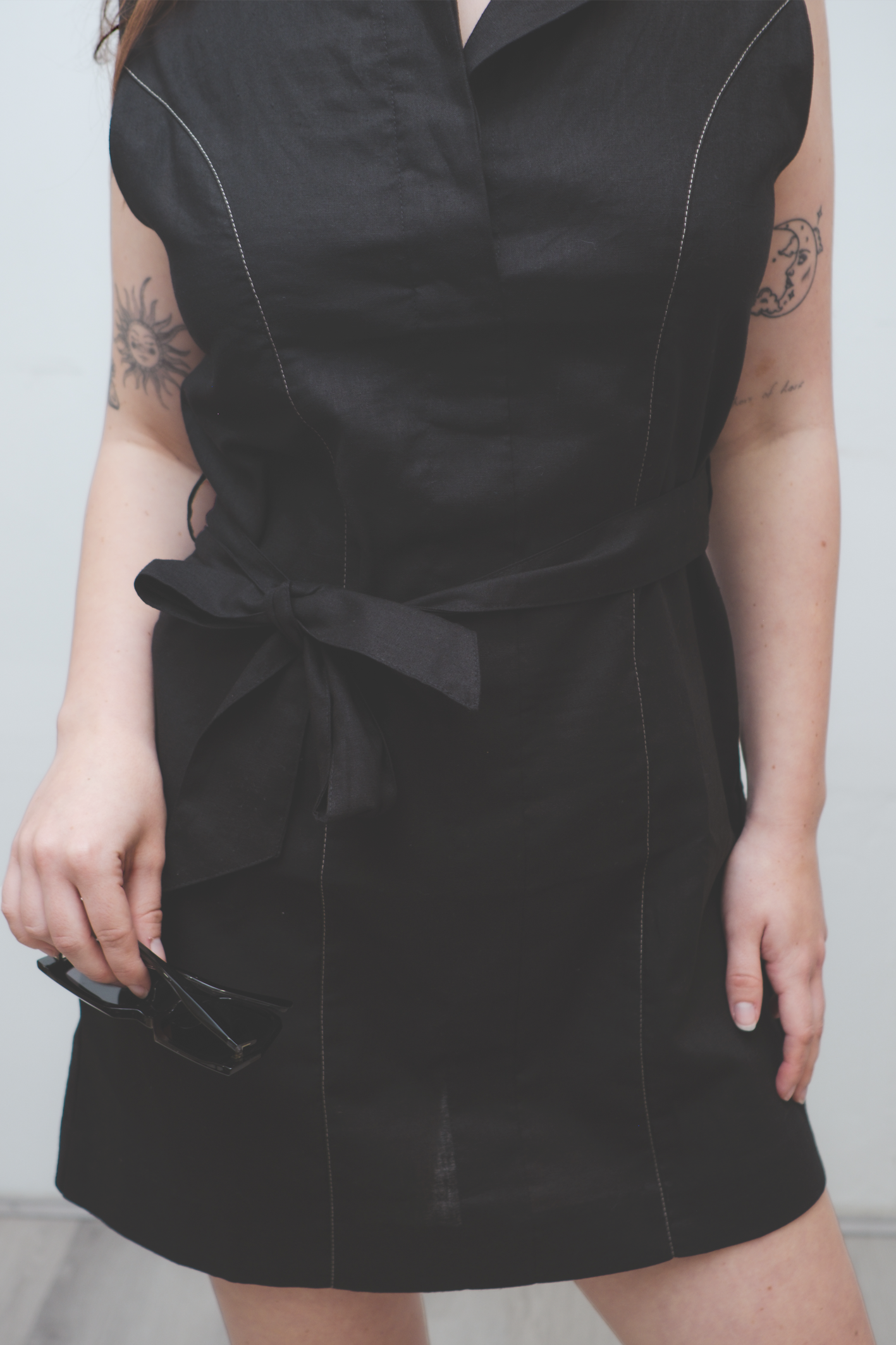 'Shilo' The Little Linen Black Dress