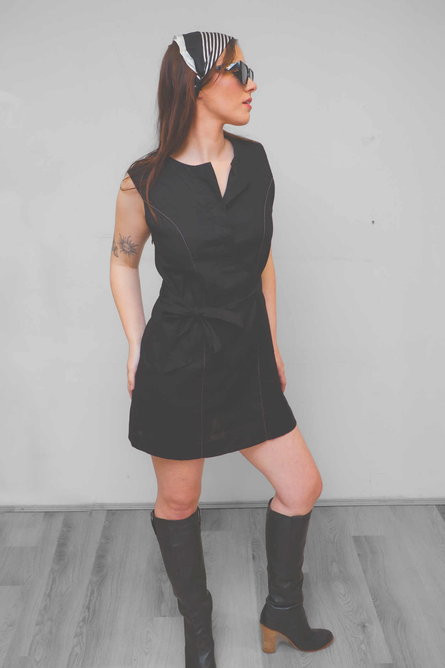 'Shilo' The Little Linen Black Dress
