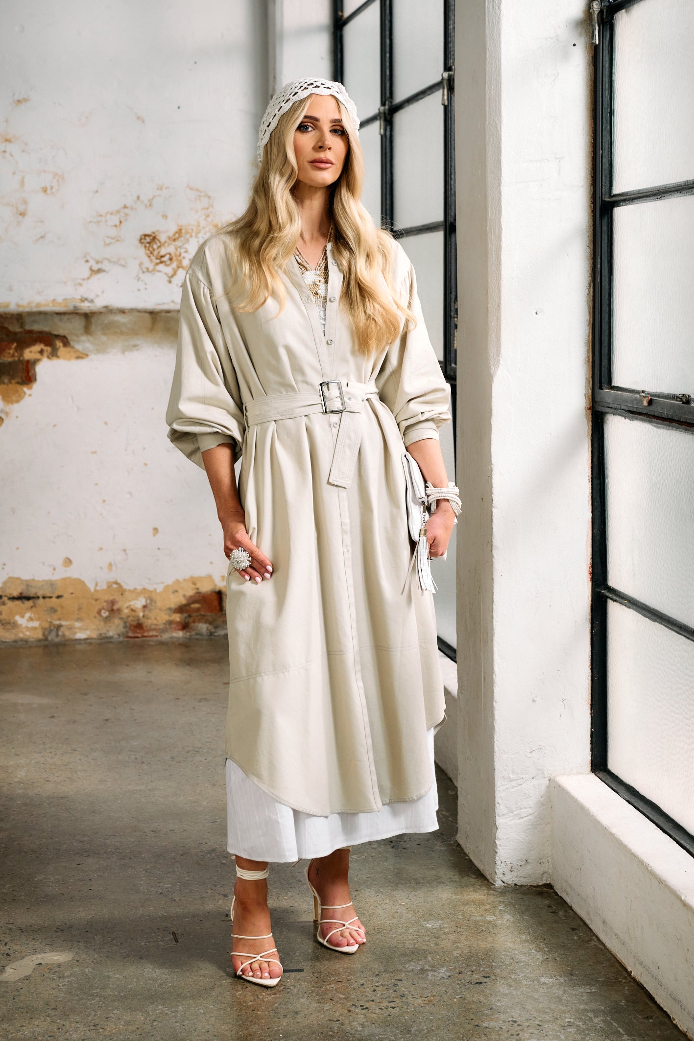 Therese - Cotton Coat Dress