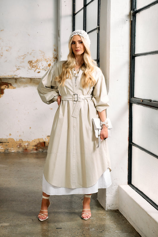 Therese - Cotton Coat Dress