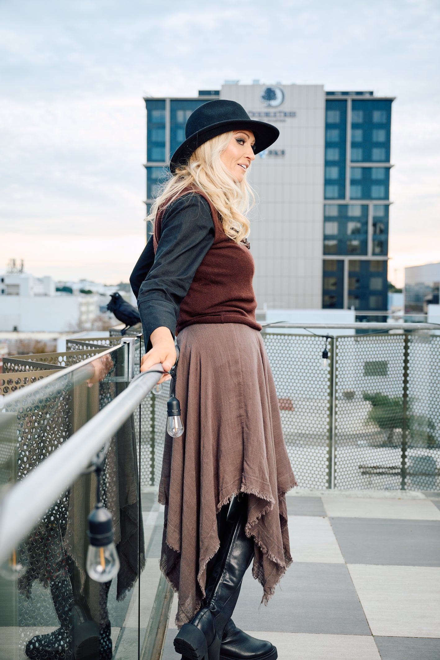'Bridgette' Cashmere Wool Vest
