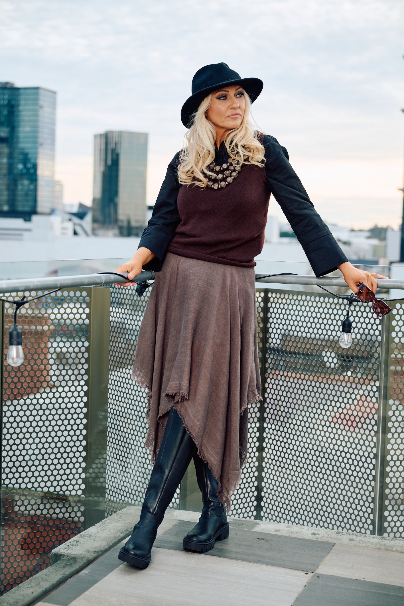 'Bridgette' Cashmere Wool Vest
