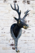 'Stag' Brass Wall Hook
