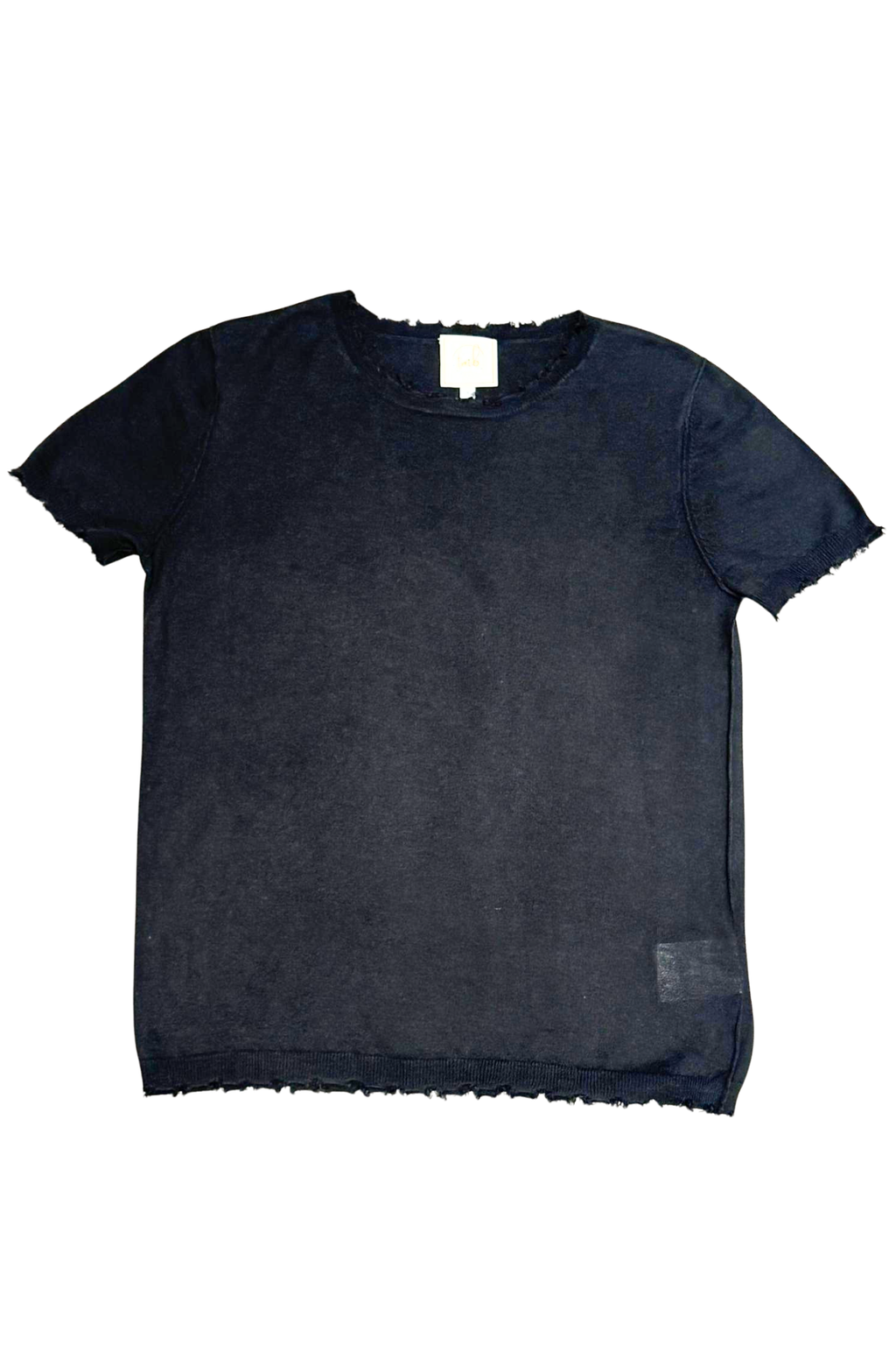 'Bridgette' Mongolian Short Sleeve - Cashmere Silk Knit