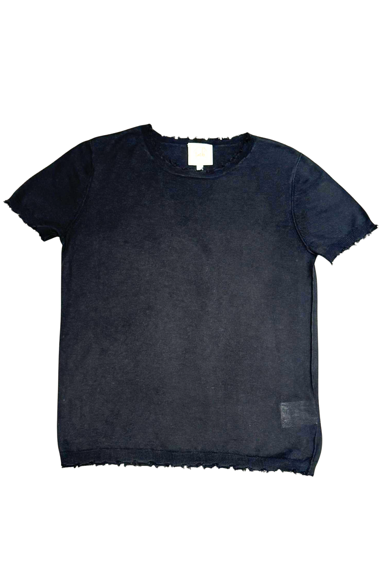 'Bridgette' Mongolian Short Sleeve - Cashmere Silk Knit