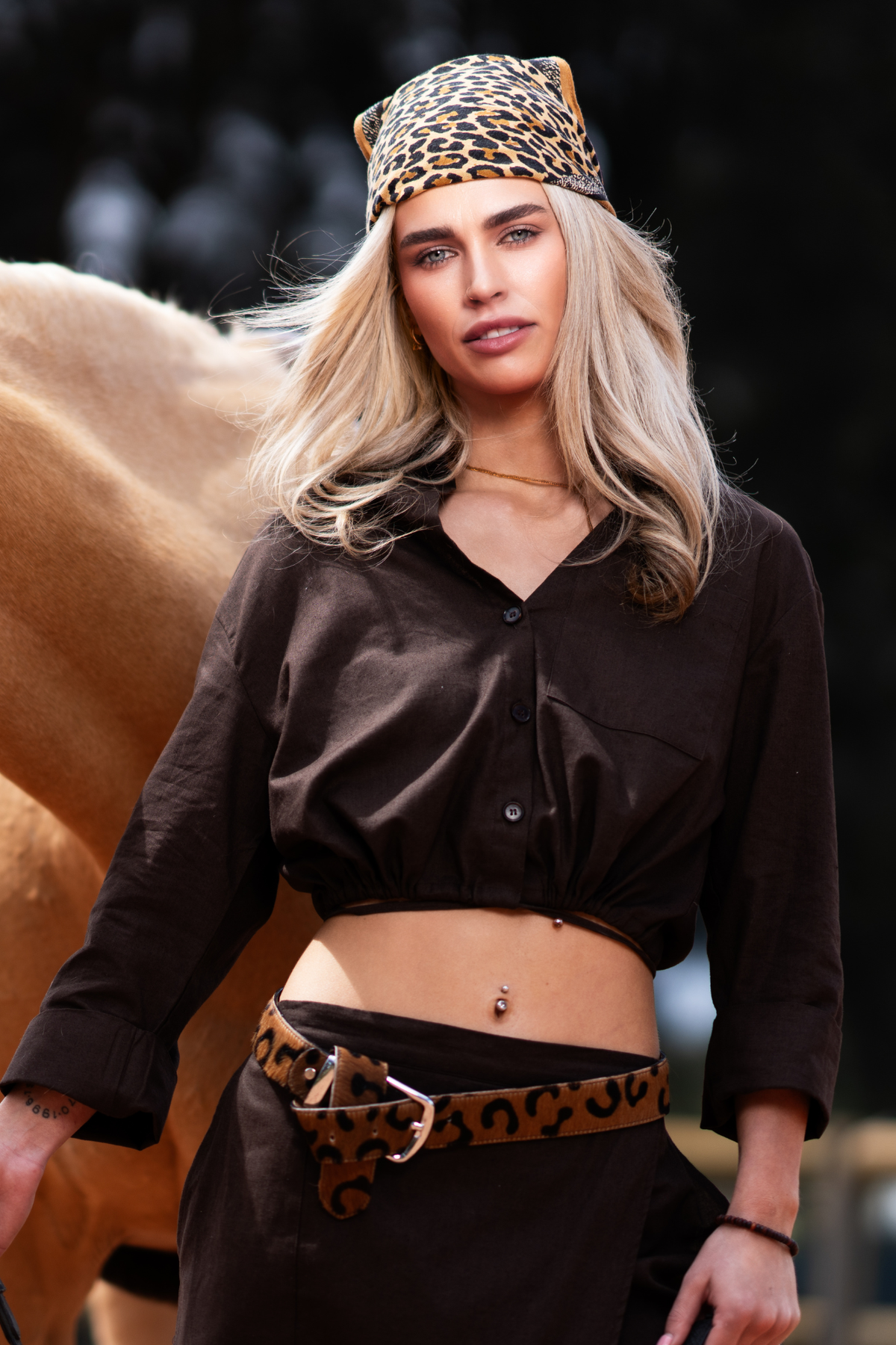'Indie' Crop Shirt