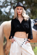 'Indie' Crop Shirt