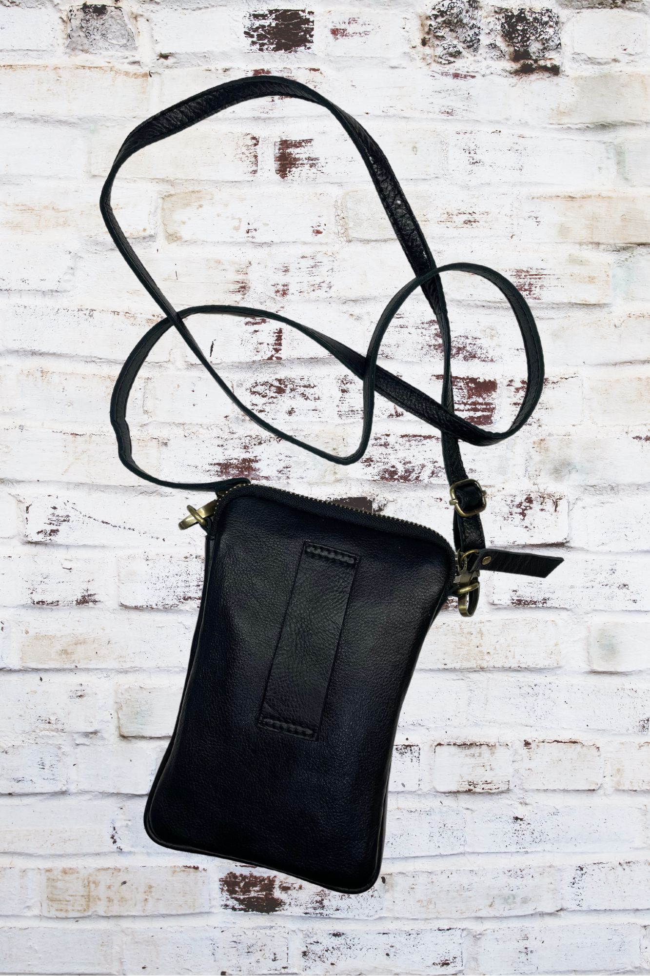 'Capri' Mini Leather Essential Phone Pouch Bag