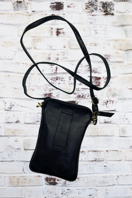 'Capri' Mini Leather Essential Phone Pouch Bag