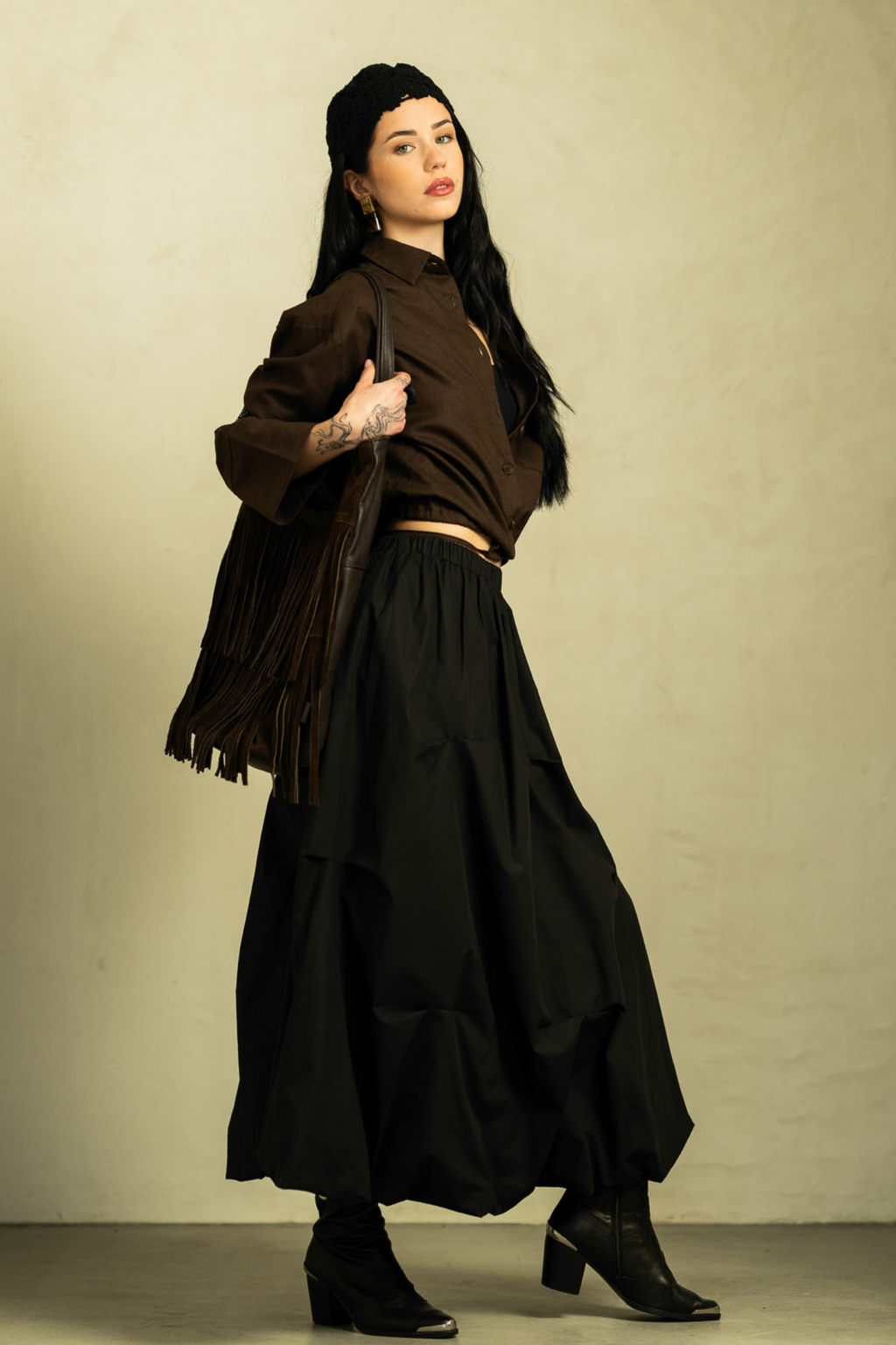 'Indie' Crop Shirt