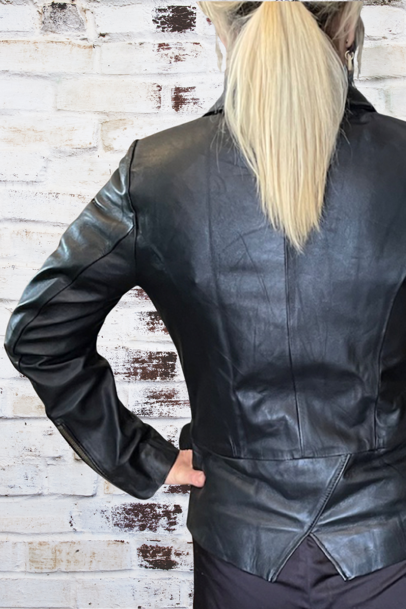 'Tiffany' Ladies Biker Leather Jacket